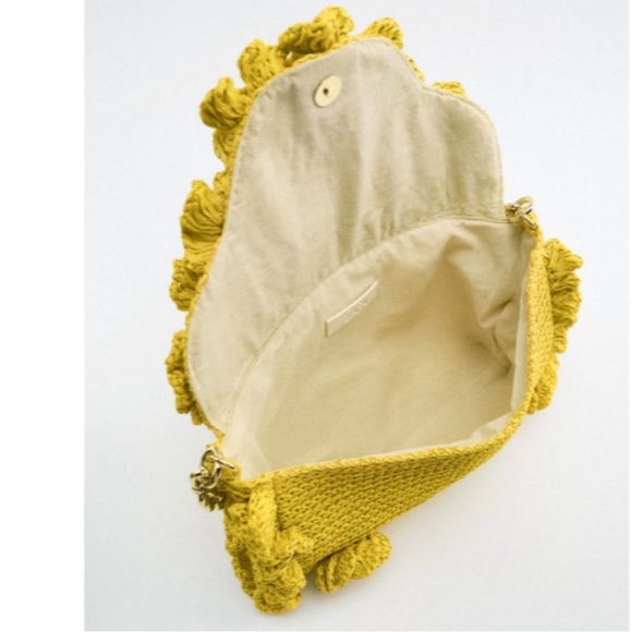 Zara ruffle shoulder chain bag - Picture 5 of 6